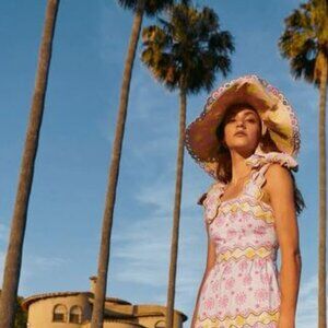 Brand NWT Celia B sz medium elara purple color dress sand Maxi Dress